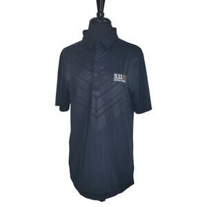 5.11 Tactical + XXL Black Performance Polo Quick Dry Moisture Wicking